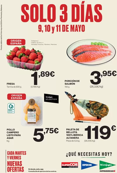 Catálogo Hipercor en Barcelona | ¡Solo 3 días! | 9/5/2025 - 11/5/2025