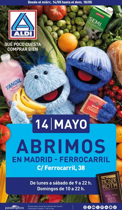 Catálogo ALDI en Madrid | ¡Nuevo Aldi en Madrid! | 14/5/2025 - 18/5/2025