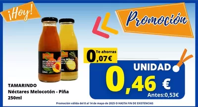 Catálogo Cash Jesuman en Arona | Tamarindo Néctares Melocotón - Piña de 250ml solo por 0,46€ | 8/5/2025 - 14/5/2025