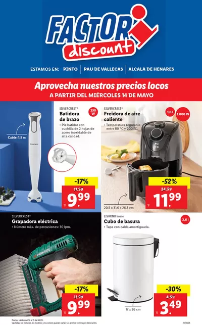 Ofertas de Hiper-Supermercados | Factori discount - Ofertas válidas del 14/05 al 19/05 de FACTORI discount | 14/5/2025 - 19/5/2025