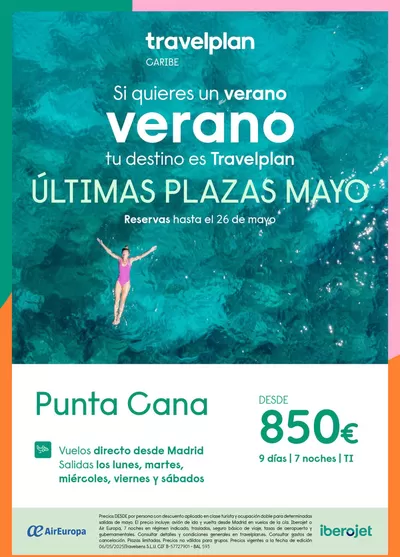Ofertas de Viajes en Vendrell | Travelplan Playa Bavaro/Punta Cana de Travelplan | 12/5/2025 - 26/5/2025