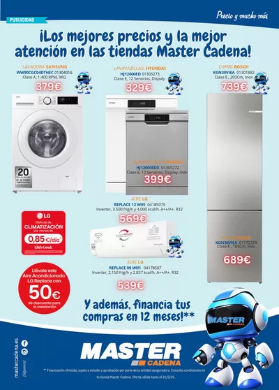 Catálogo Master Cadena en Puertollano | ¡Los mejores precios y la mejor atención en las tiendas Master Cadena! | 12/5/2025 - 31/5/2025