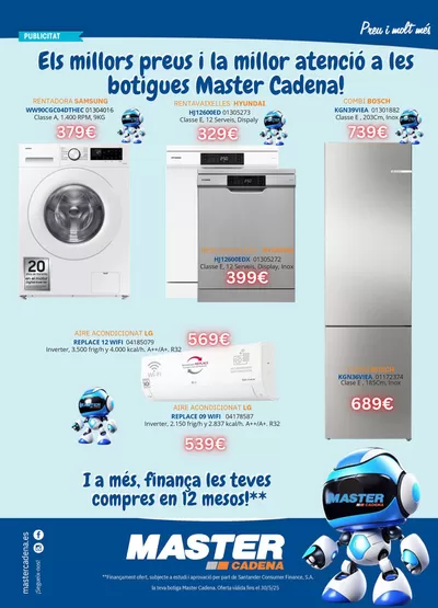 Catálogo Master Cadena | Els millors preus i la millor atenció a les botigues Master Cadena! | 12/5/2025 - 30/5/2025