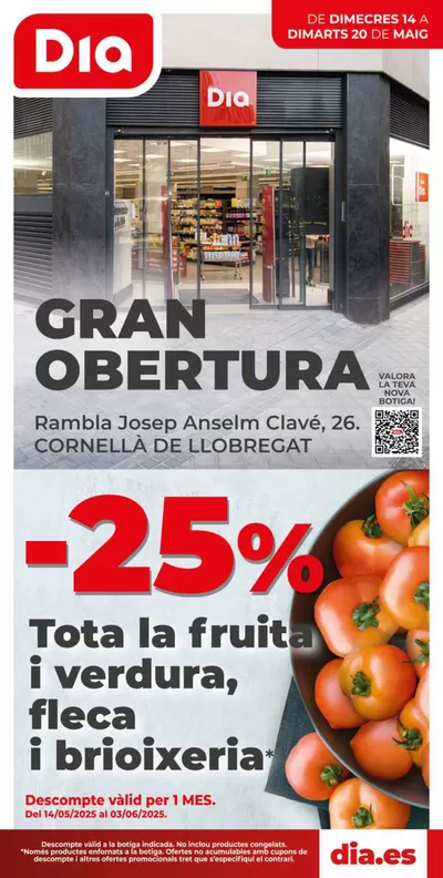 Catálogo Dia en Sabadell | Gran apertura Dia del 14/05 al 20/05 | 14/5/2025 - 20/5/2025