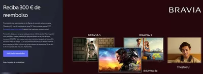 Ofertas de Informática y Electrónica en Campohermoso | Reciba 300 € de reembolso de Sony | 12/5/2025 - 31/5/2025