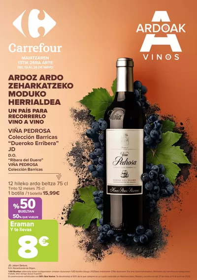 Catálogo Carrefour en Sestao | RUTA DE LOS VINOS | 13/5/2025 - 26/5/2025