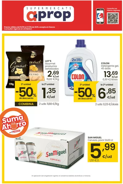 Ofertas de Hiper-Supermercados en Port de Pollença | SUMA AHORRO Aprop de Eroski | 15/5/2025 - 27/5/2025