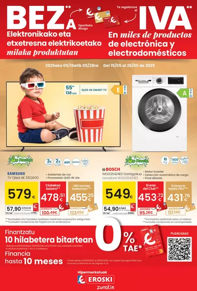 Catálogo Eroski en Bilbao | Oparituko dizugu beza | 15/5/2025 - 28/5/2025