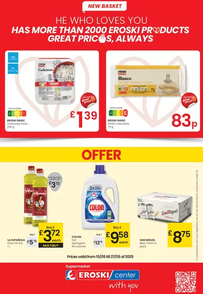 Catálogo Eroski en Gibraltar | ALWAYS GOOD PRICES | 15/5/2025 - 27/5/2025