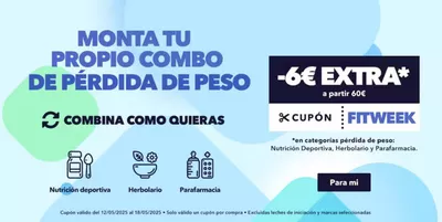 Catálogo NutriTienda en Valdemoro | -6% extra | 12/5/2025 - 18/5/2025