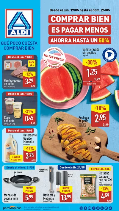 Catálogo ALDI en Cieza | Qué poco cuesta comprar bien | 19/5/2025 - 25/5/2025