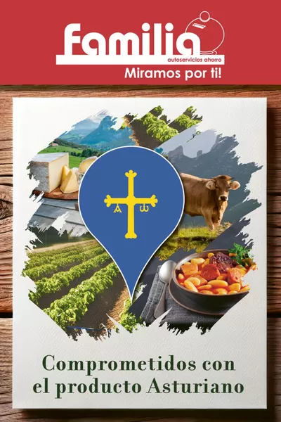 Ofertas de Hiper-Supermercados en Lugones | Comprometidos con el producto Asturiano de Autoservicios Familia | 15/5/2025 - 28/5/2025