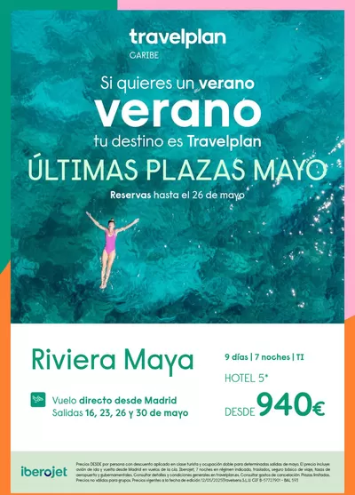 Ofertas de Viajes en Errenteria | Travelplan Riviera Maya de Travelplan | 14/5/2025 - 26/5/2025