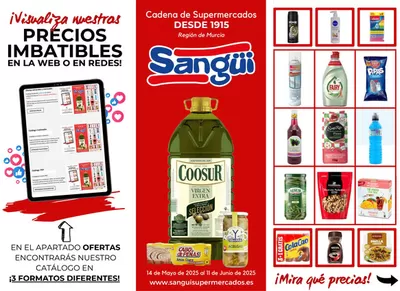 Ofertas de Hiper-Supermercados en Cehegín | 14 de Mayo de 2025 al 11 de Junio de Sangüi | 14/5/2025 - 11/6/2025