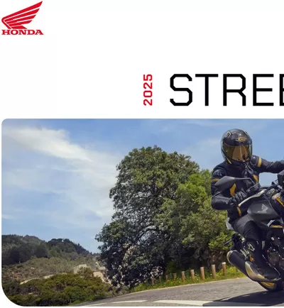 Catálogo Honda en Cáceres | Gama Street & Touring 2025 | 14/5/2025 - 31/12/2025
