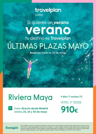 Ofertas de Viajes en Almansa | Travelplan Riviera Maya de Travelplan | 15/5/2025 - 26/5/2025