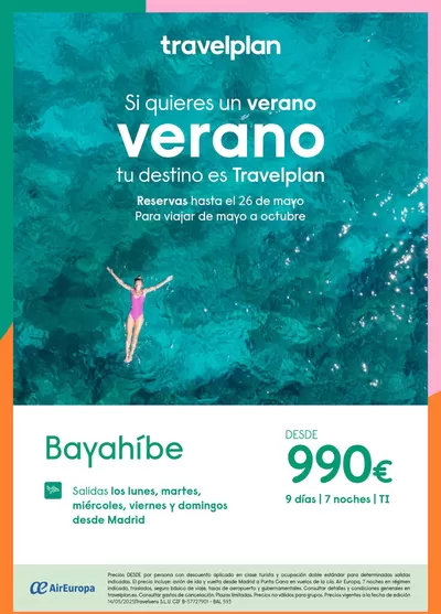 Ofertas de Viajes en Almansa | Travelplan Bayahíbe de Travelplan | 15/5/2025 - 31/10/2025