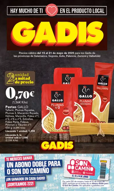 Catálogo Gadis en Benavente | Precios válidos del 15 al 21 de mayo | 15/5/2025 - 21/5/2025