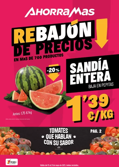 Ofertas de Hiper-Supermercados en Horche | Rebajón de precios de Ahorramas | 15/5/2025 - 21/5/2025