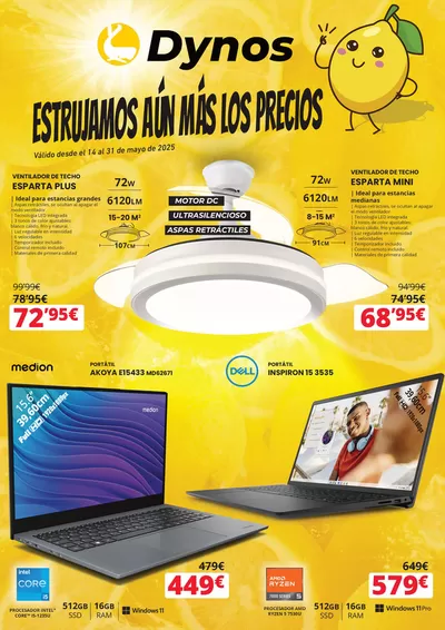 Catálogo Dynos Informática en Úbeda | Válido desde el 14 al 31 de mayo | 15/5/2025 - 31/5/2025