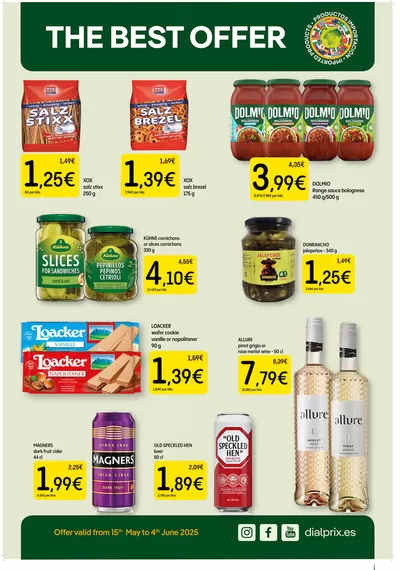 Catálogo Dialprix en Orihuela | Offer valid from 15th May to 4th June | 15/5/2025 - 4/6/2025