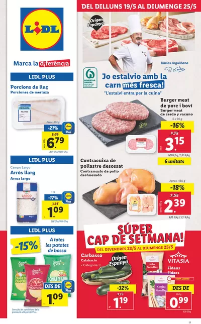 Catálogo Lidl en Selva de Mar |  № 1 PRECIO - Ofertas válidas del 19/05 al 25/05 | 19/5/2025 - 25/5/2025