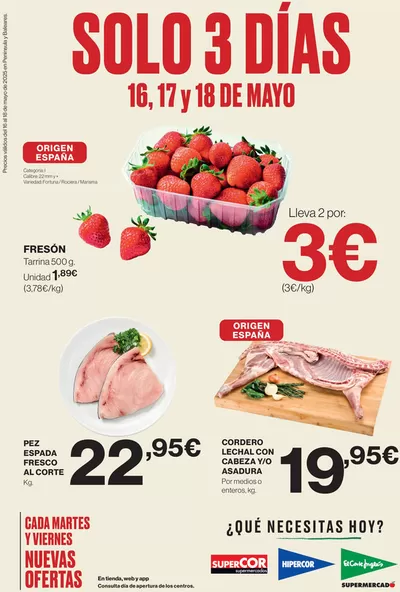 Catálogo Hipercor en Valencia | Precios válidos del 16 al 18 de mayo de 2025 en Península y Baleares | 16/5/2025 - 18/5/2025