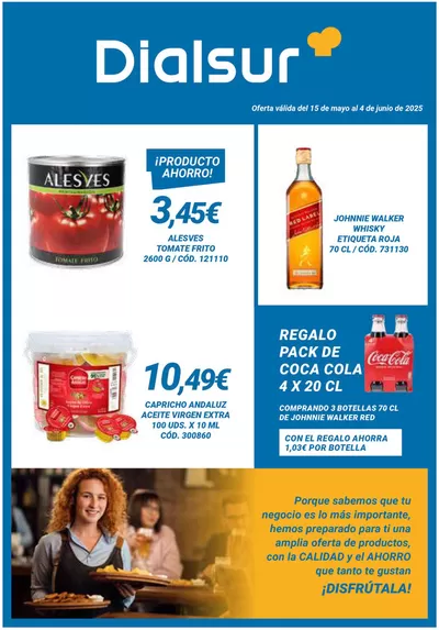 Catálogo Dialsur Cash & Carry en El Palmar | Oferta válida del 15 de mayo al 4 de junio de 2025 | 16/5/2025 - 4/6/2025