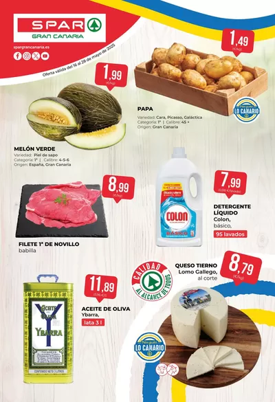 Catálogo SPAR Gran Canaria en Telde | Oferta valida del 16 al 28 de mayo de 2025 | 16/5/2025 - 28/5/2025
