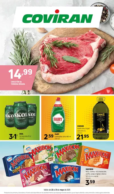 Ofertas de Hiper-Supermercados en Ribadedeva | Válido del 20 al 31 de mayo de 2025 de Coviran | 20/5/2025 - 31/5/2025
