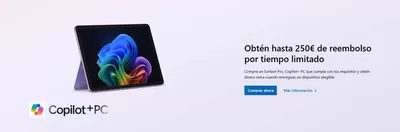 Ofertas de Informática y Electrónica en Puerto de la Cruz | Obtén hasta 250€ de reembolso por tiempo limitado de Microsoft | 19/5/2025 - 16/6/2025