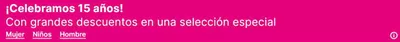 Ofertas de Ropa, Zapatos y Complementos en Rincón de la Victoria | ¡Celebramos 15 años! de Deichmann | 19/5/2025 - 1/6/2025
