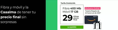 Catálogo ADAMO en Alegría-Dulantzi | Fibra y móvil y la Caaalma Total de tenerlo todo ilimitado | 20/5/2025 - 2/6/2025