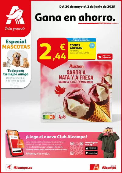 Catálogo Alcampo en Astigarraga | Gana en ahorro. | 21/5/2025 - 2/6/2025