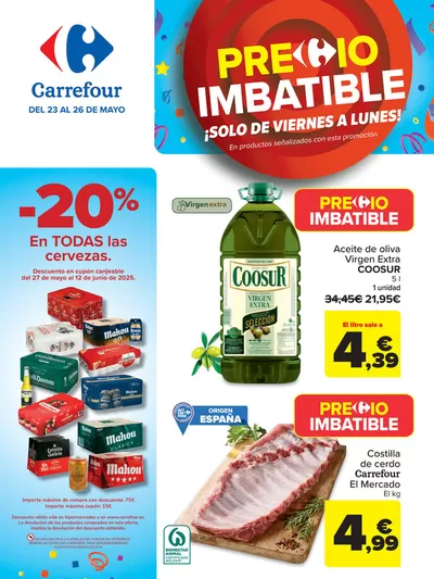 Ofertas de Hiper-Supermercados en Casetas | PRECIO IMBATIBLE de Carrefour | 23/5/2025 - 26/5/2025