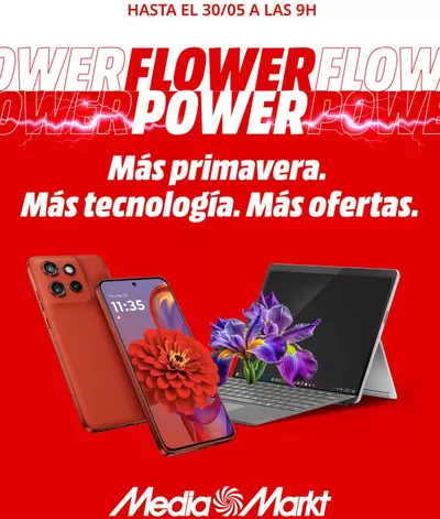 Ofertas de Informática y Electrónica en Tui | Flower Power de MediaMarkt | 21/5/2025 - 30/5/2025