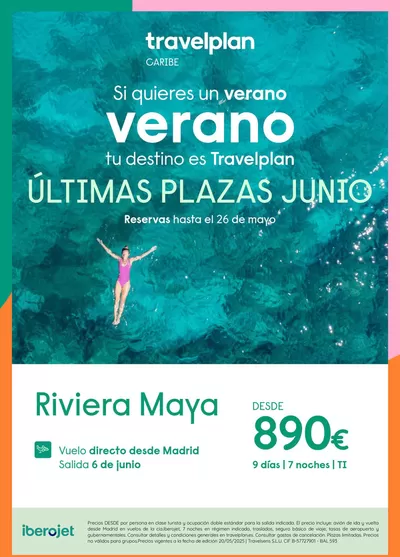 Ofertas de Viajes en Mazarrón | Travelplan Riviera Maya de Travelplan | 22/5/2025 - 26/5/2025