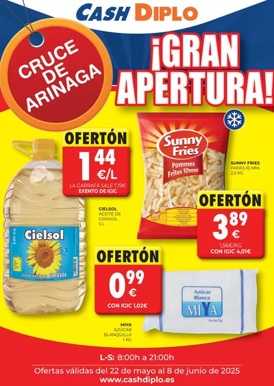 Ofertas de Hiper-Supermercados en Cehegín | Ofertas válidas del 22 de mayo al 8 de junio de 2025 de CashDiplo | 22/5/2025 - 8/6/2025