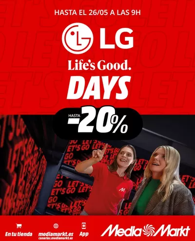 Catálogo MediaMarkt en Armilla | Hasta -20% | 22/5/2025 - 26/5/2025