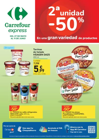 Catálogo Carrefour Express en Molina de Segura | 2a unidad -50% | 27/5/2025 - 11/6/2025