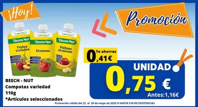 Catálogo Cash Jesuman en Arona | Beech Nut compotas variedad 110g solo por 0,75€  | 23/5/2025 - 28/5/2025