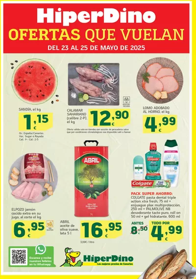 Ofertas de Hiper-Supermercados en San Miguel de Abona | Ofertas que vuelan desde el 23 de mayo de HiperDino | 23/5/2025 - 25/5/2025