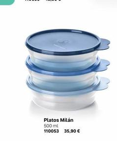 Oferta de Platos Milán por 35,9€ en Tupperware
