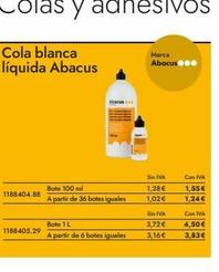 Oferta de Cola blanca abacus por 4,5€ en Abacus