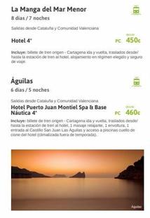 Oferta de Hoteles  por 450€ en Viajes El Corte Inglés