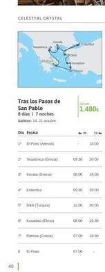 Oferta de Paños  por 1480€ en Viajes El Corte Inglés