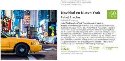 Oferta de Hoteles  por 3225€ en Viajes El Corte Inglés