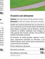 Oferta de Cruceros  por 72€ en Viajes El Corte Inglés
