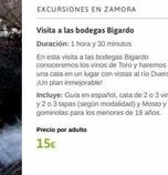 Oferta de Vino  por 15€ en Viajes El Corte Inglés