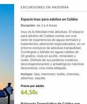 Oferta de Agua Mas por 64,5€ en Viajes El Corte Inglés